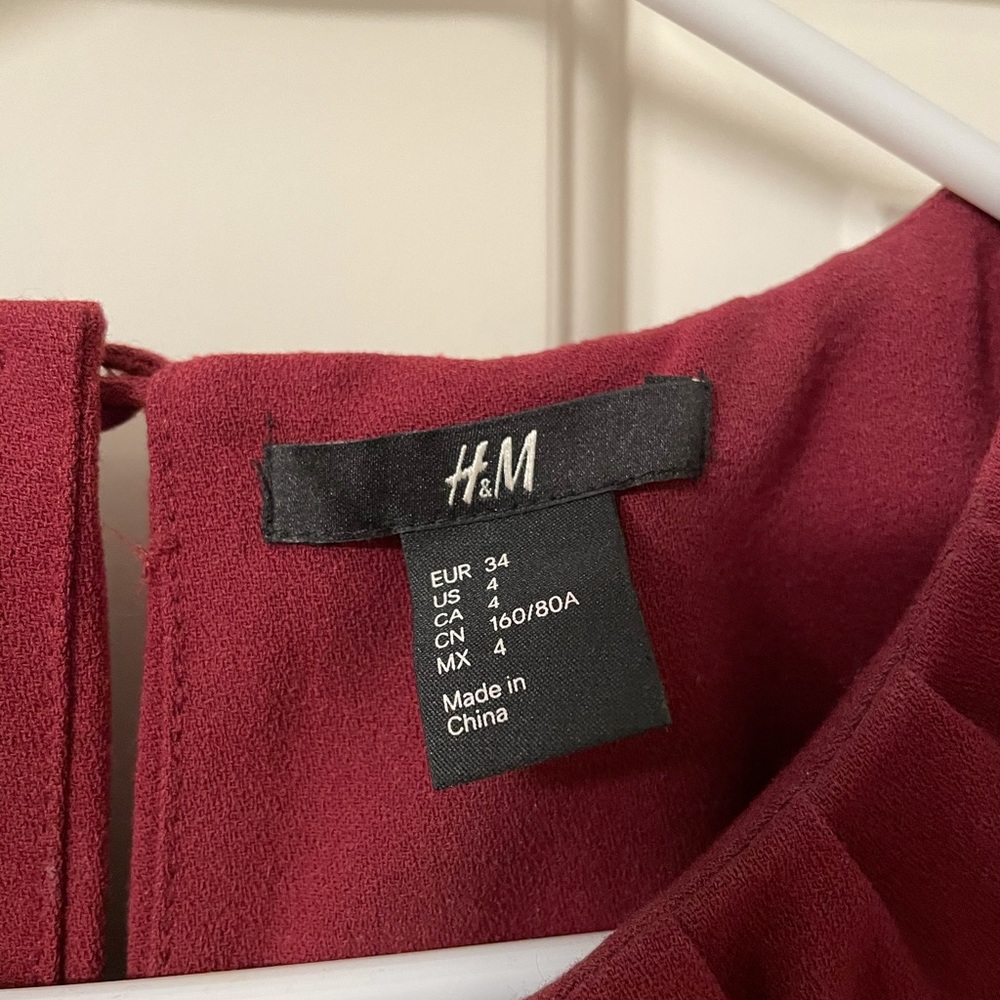 H&M red dress - Picture 2 of 3